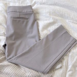 Loft grey ankle pants